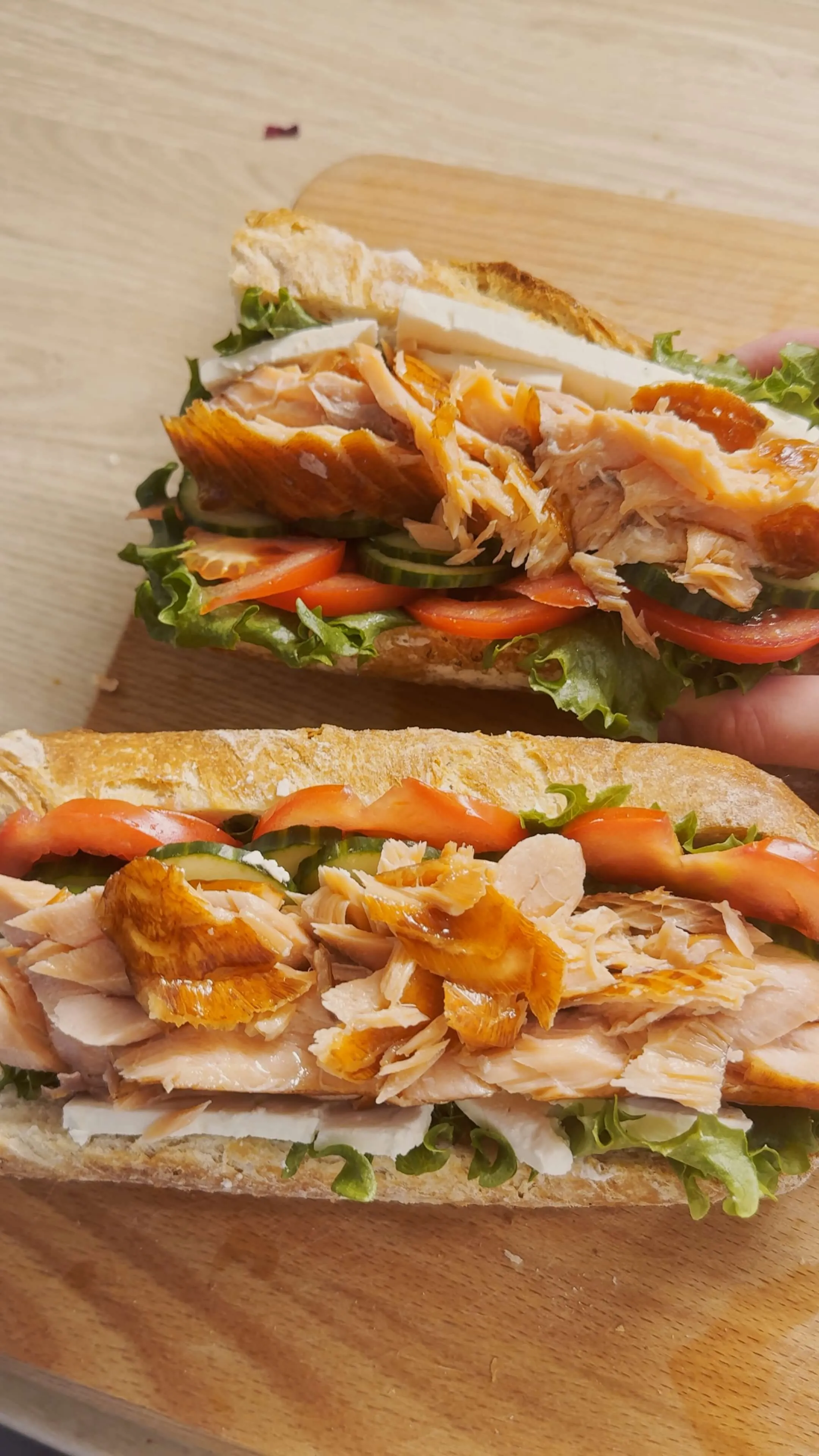 10 Minute Salmon Baguette - Image 3