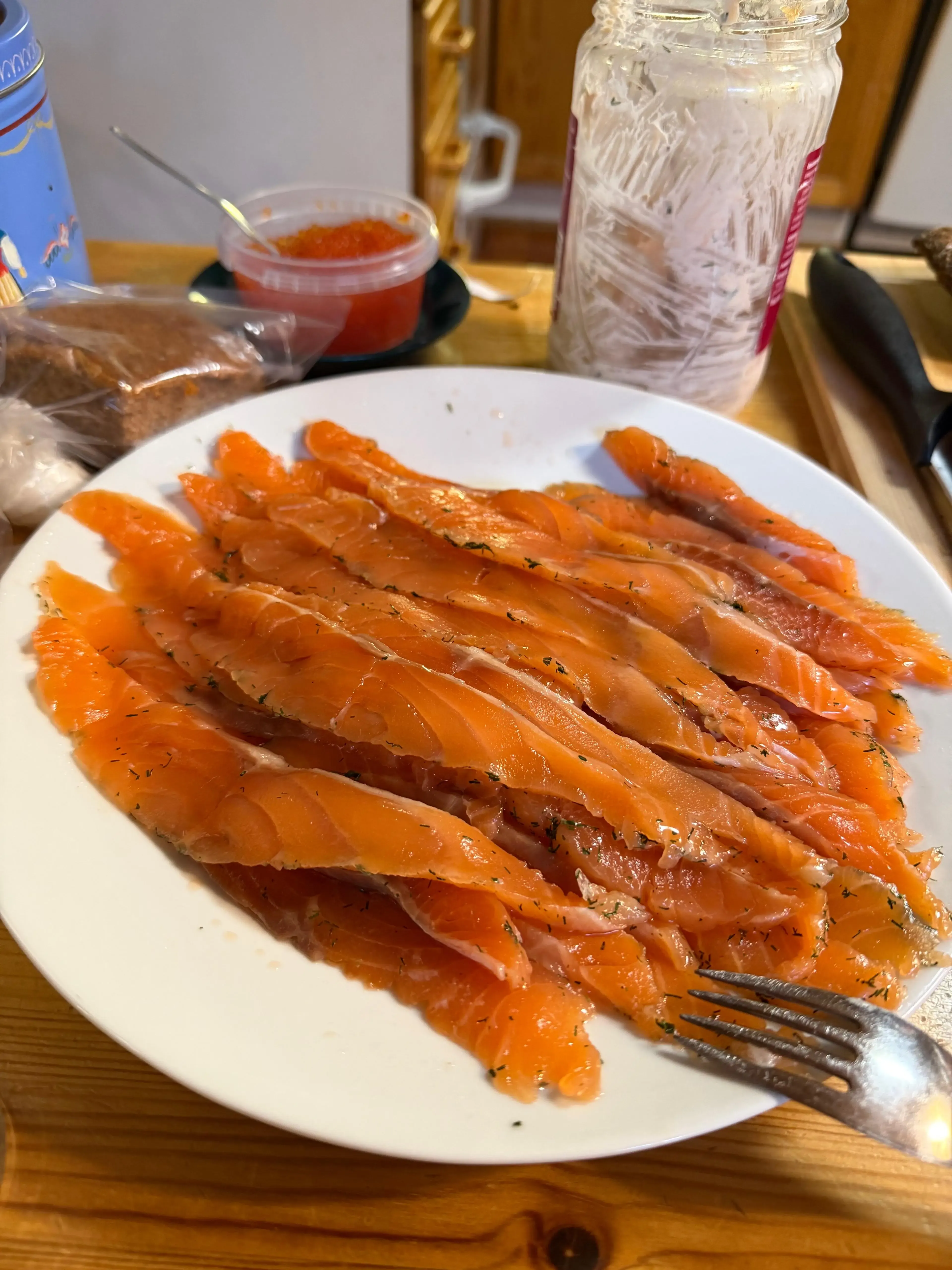 Gravlax caseiro (salmão curado) - Image 1