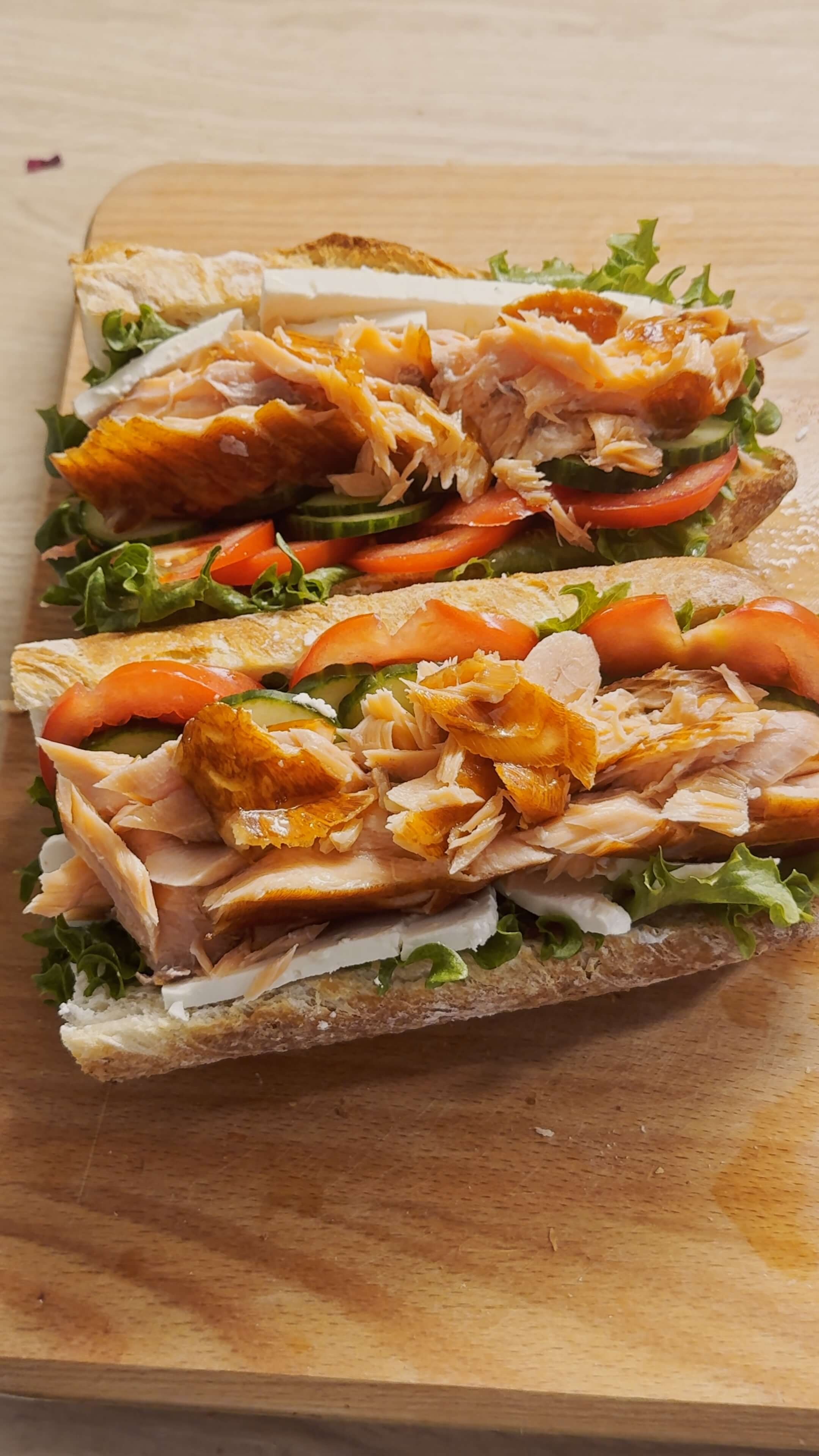 Baguette al salmone in 10 minuti - Image 1
